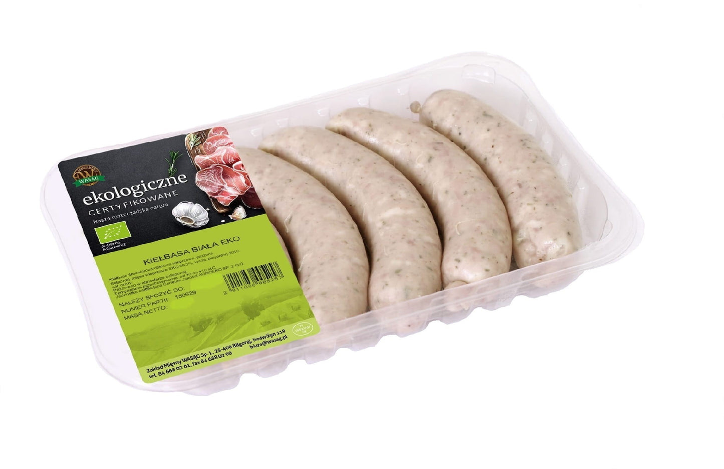 Kiełbasa Biała EKO 485g - WASĄG