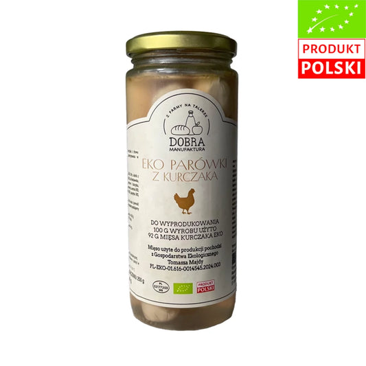 EKO Parówki z Kurczaka Pastwiskowego 450 g