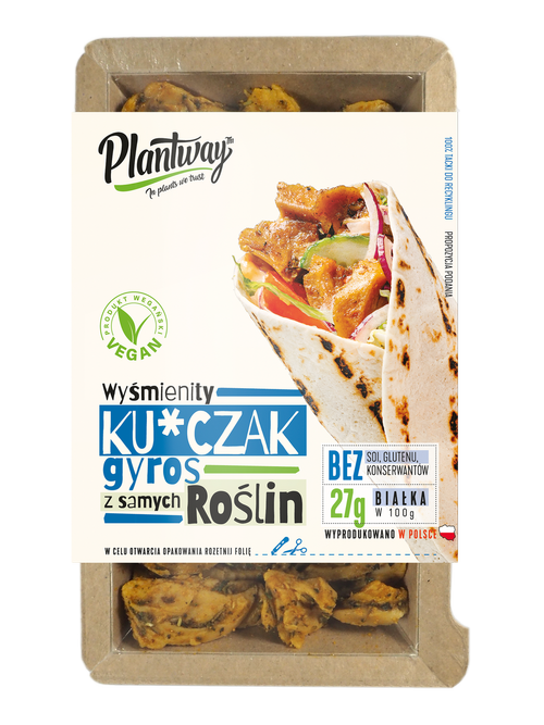 KURCZAK ROŚLINNY A'LA GYROS 160 g - PLANTWAY