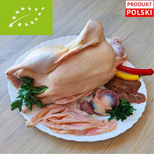 Świeża tuszka kaczki pastwiskowej EKO ok. 3 kg