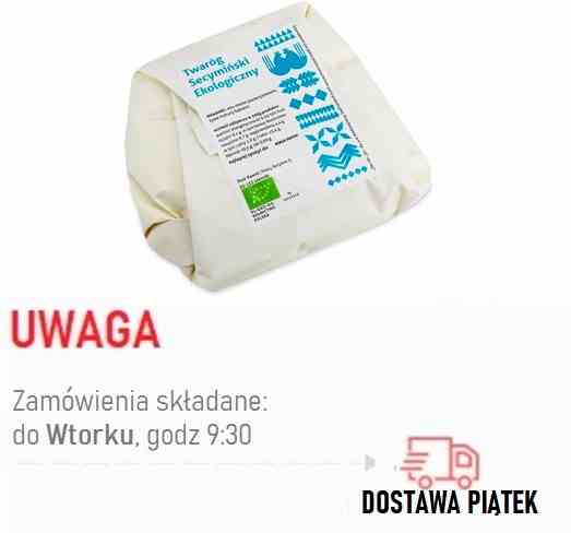 Twaróg tłusty BIO 1 kg